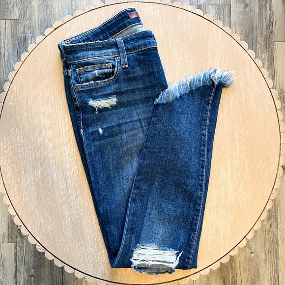 Joes Jean Icon Midrise Diagonal Hem Skinny Ankle - Picture 3 of 7